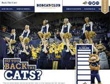 Tablet Screenshot of msubobcatclub.com